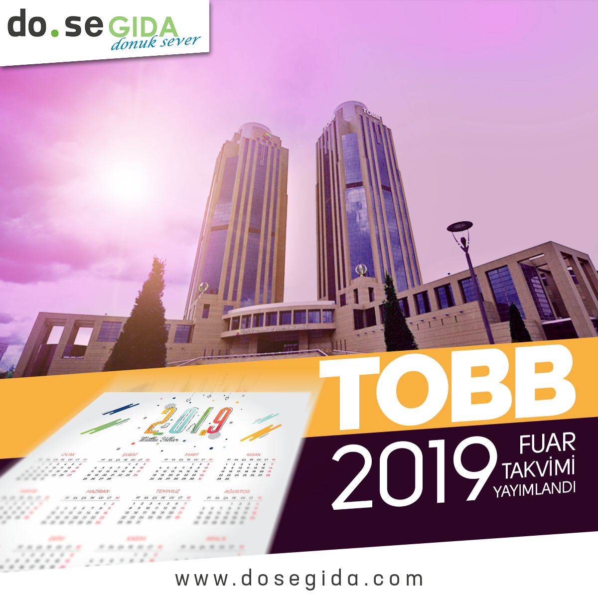 TOBB 2019 YILI FUAR TAKVİMİNİ YAYIMLADI